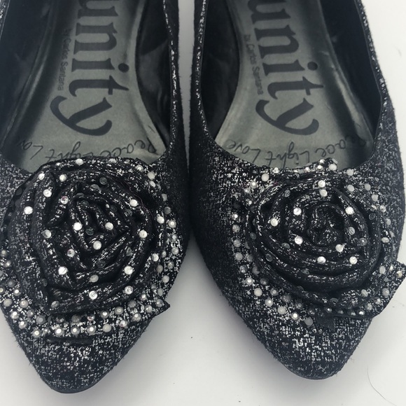 Unity Ballet Flats Carlos Santana Glitzy Size 7 - Picture 3 of 9